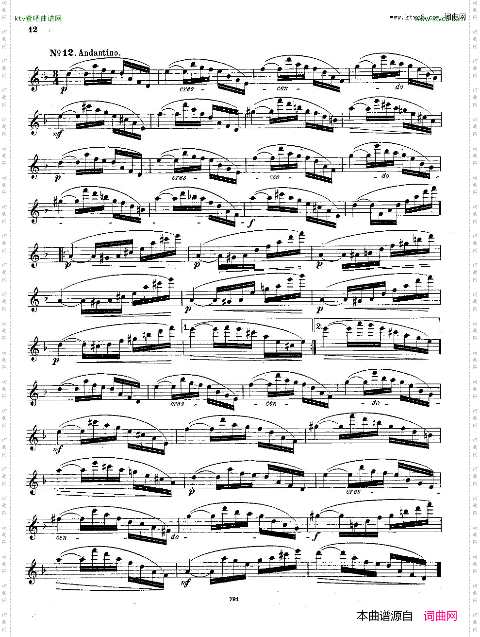 Andersen-op41-18kleineStudien-flsolo