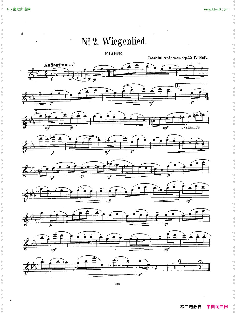 Andersen-op52-DreiSalonstücke,Heft1.-fl&pno