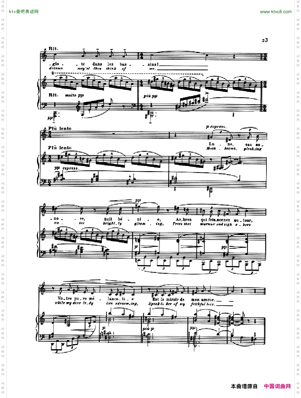 Debussy-PoèmesdeBaudelaire,3-LeJetd’Eau