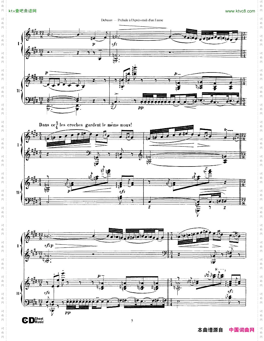 Debussy-Preludeàl’Après-midid’unFaune2Piano’s