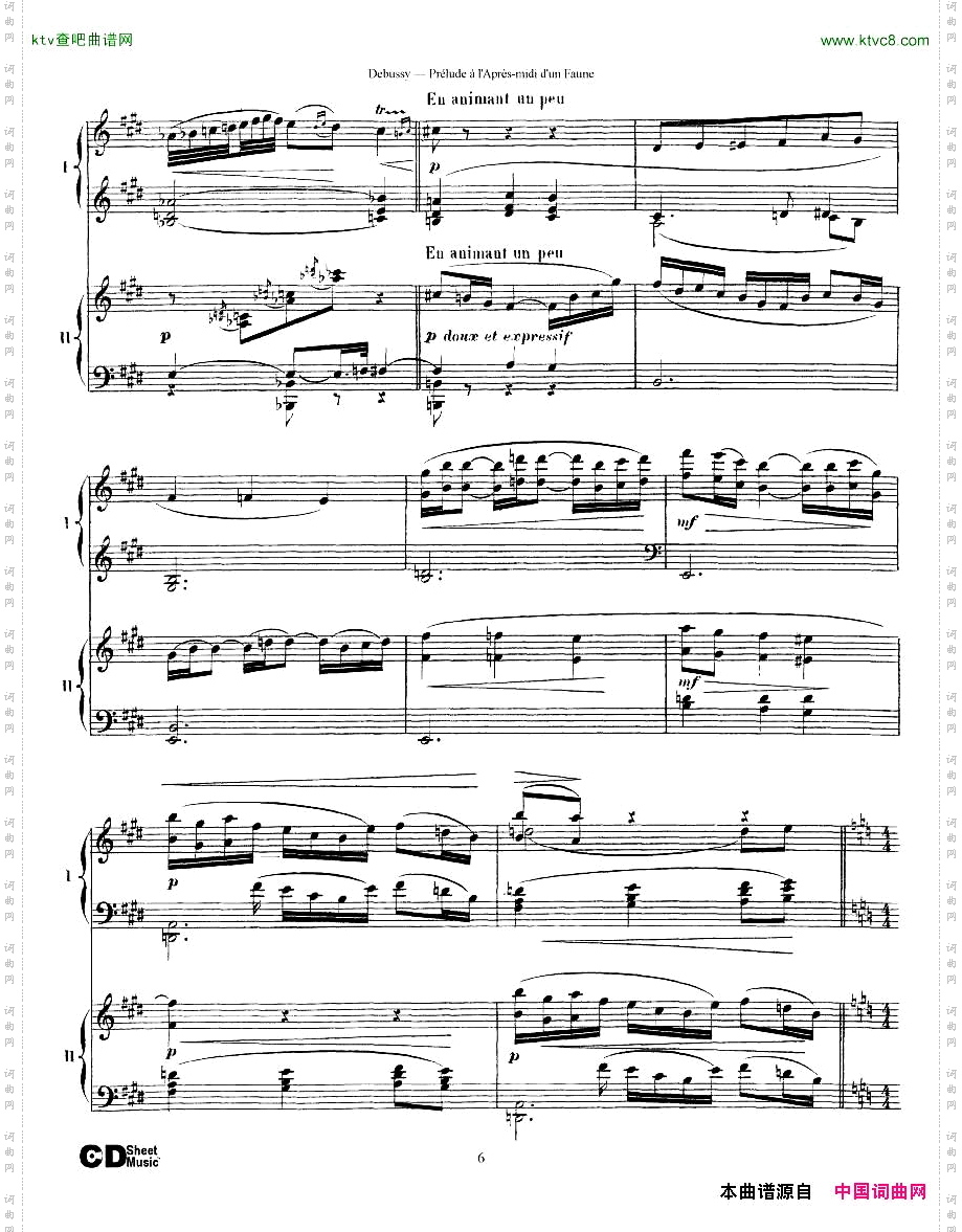 Debussy-Preludeàl’Après-midid’unFaune2Piano’s