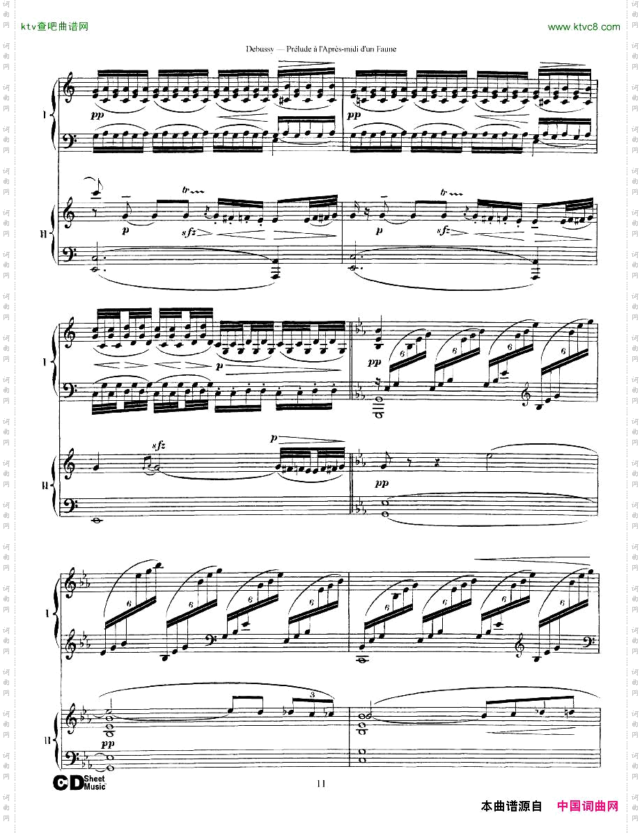 Debussy-Preludeàl’Après-midid’unFaune2Piano’s