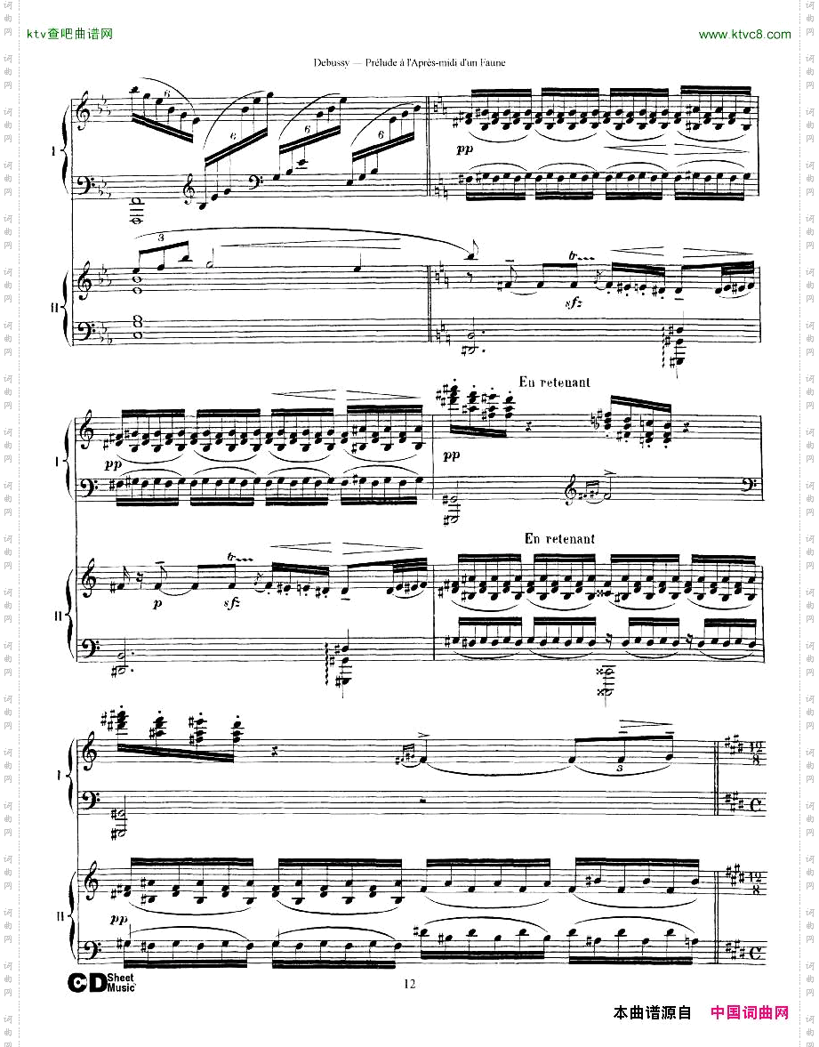 Debussy-Preludeàl’Après-midid’unFaune2Piano’s