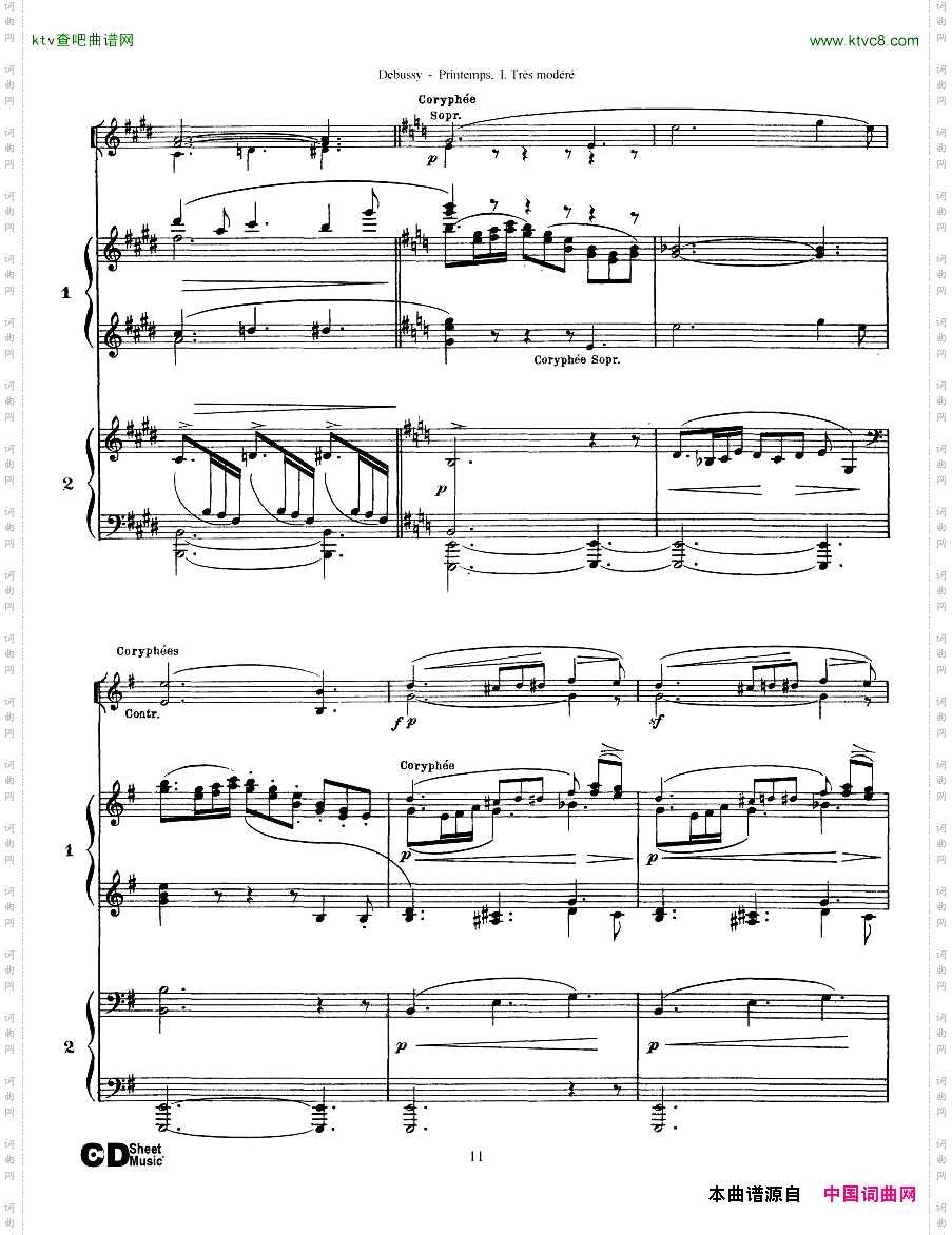 Debussy-PrintempsI