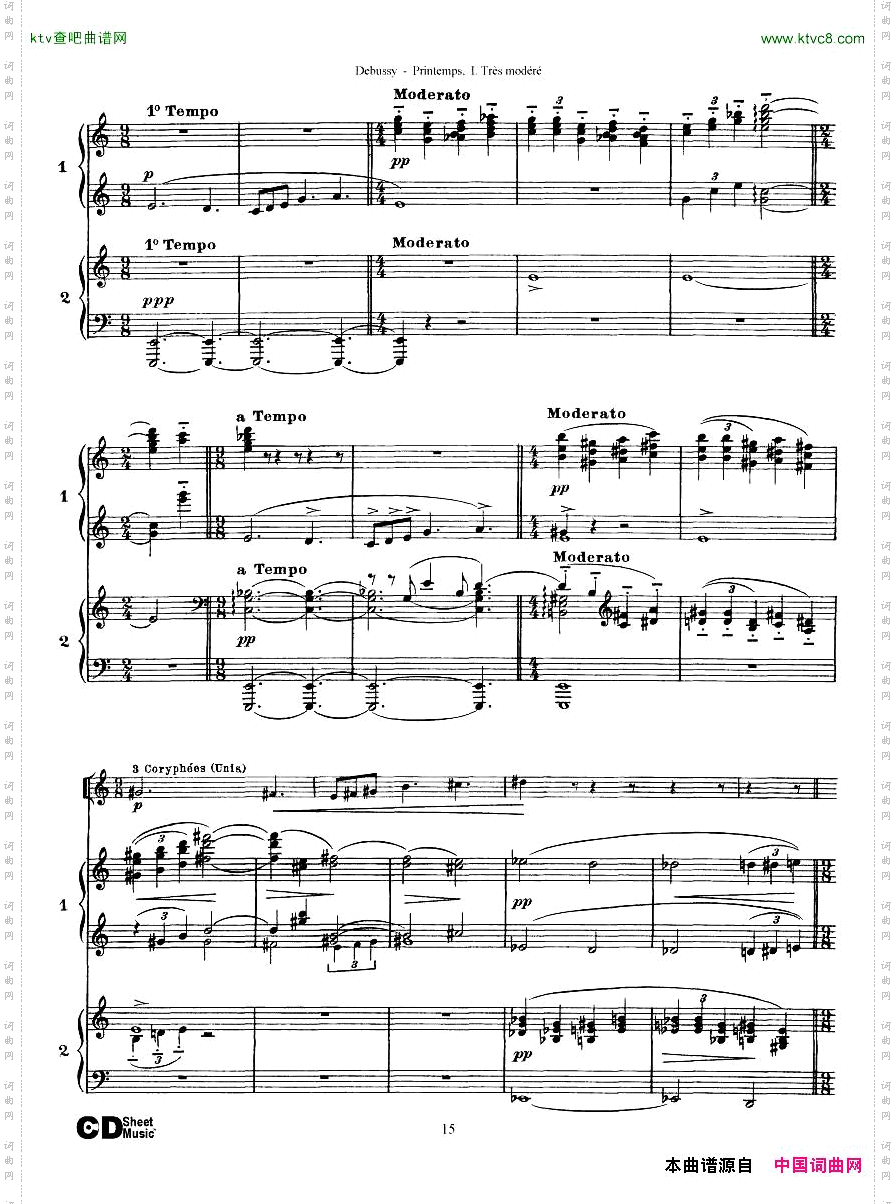 Debussy-PrintempsI