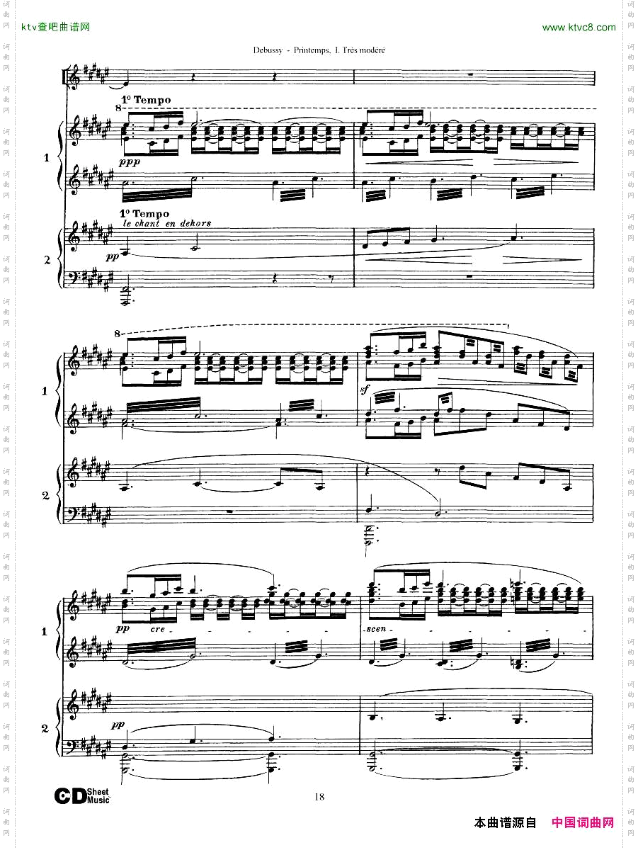Debussy-PrintempsI