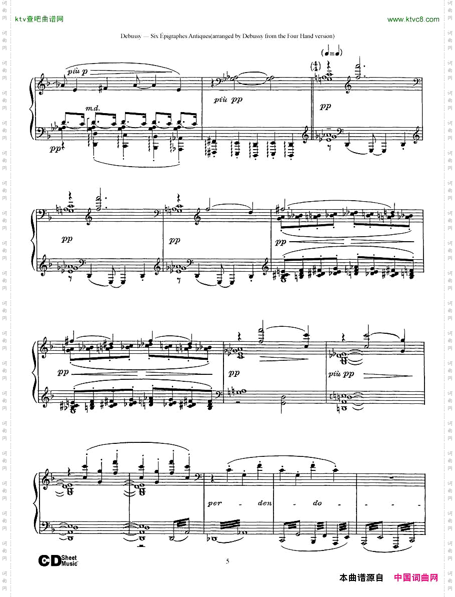 Debussy-SexépigraphesAntique1Piano