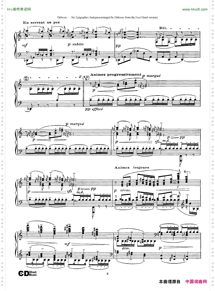 Debussy-SexépigraphesAntique1Piano
