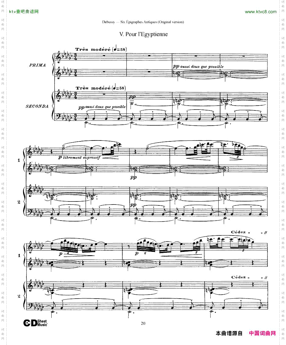 Debussy-SixépigraphesAntiques2Piano’s