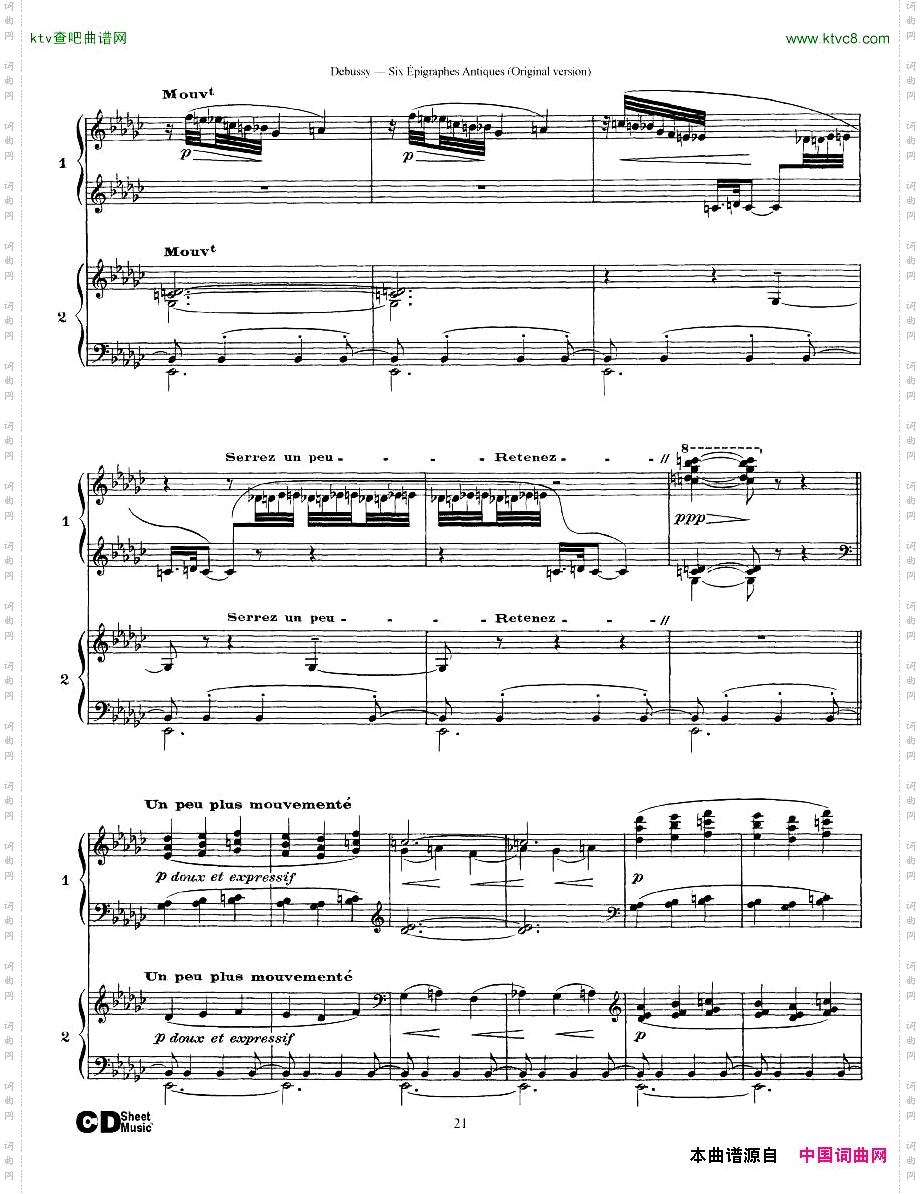 Debussy-SixépigraphesAntiques2Piano’s