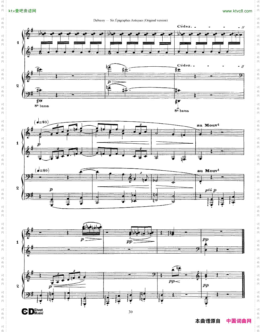 Debussy-SixépigraphesAntiques2Piano’s