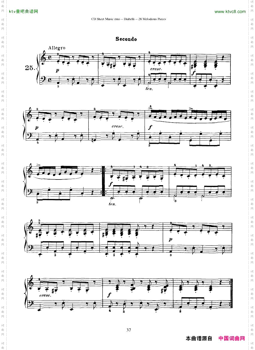 Diabelli-Twenty-EightMelodiousPiecesOp149-QautreMains43P