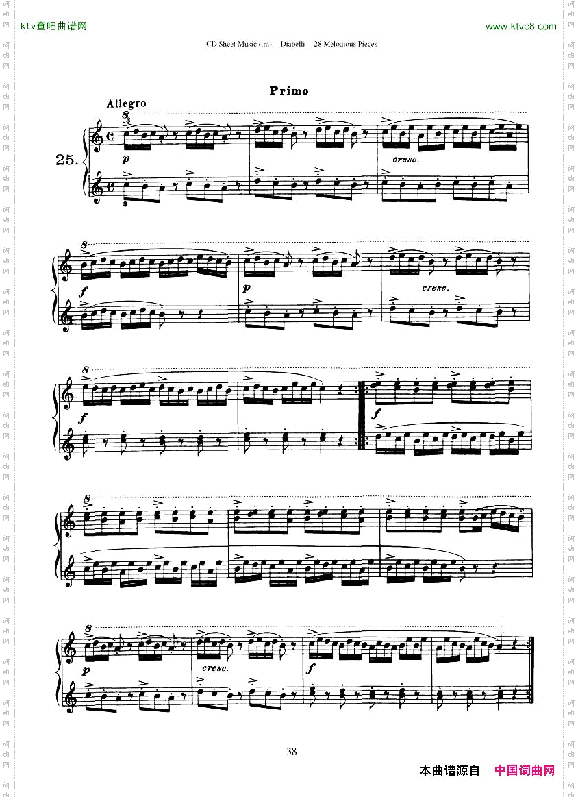 Diabelli-Twenty-EightMelodiousPiecesOp149-QautreMains43P