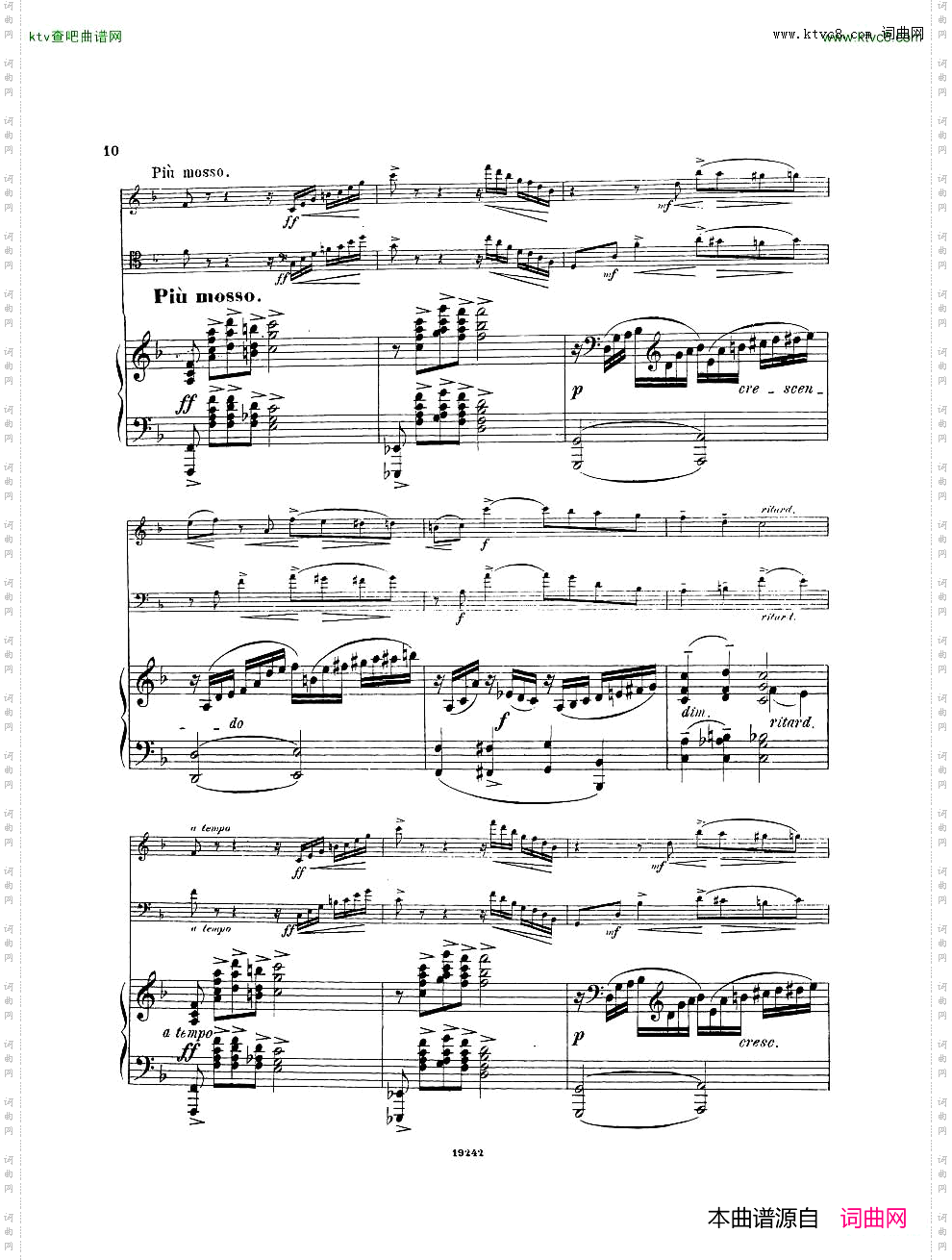 Arensky-op32-PianoTrioNo.1inDminor1894一