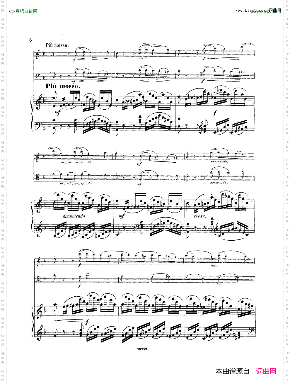 Arensky-op32-PianoTrioNo.1inDminor1894一