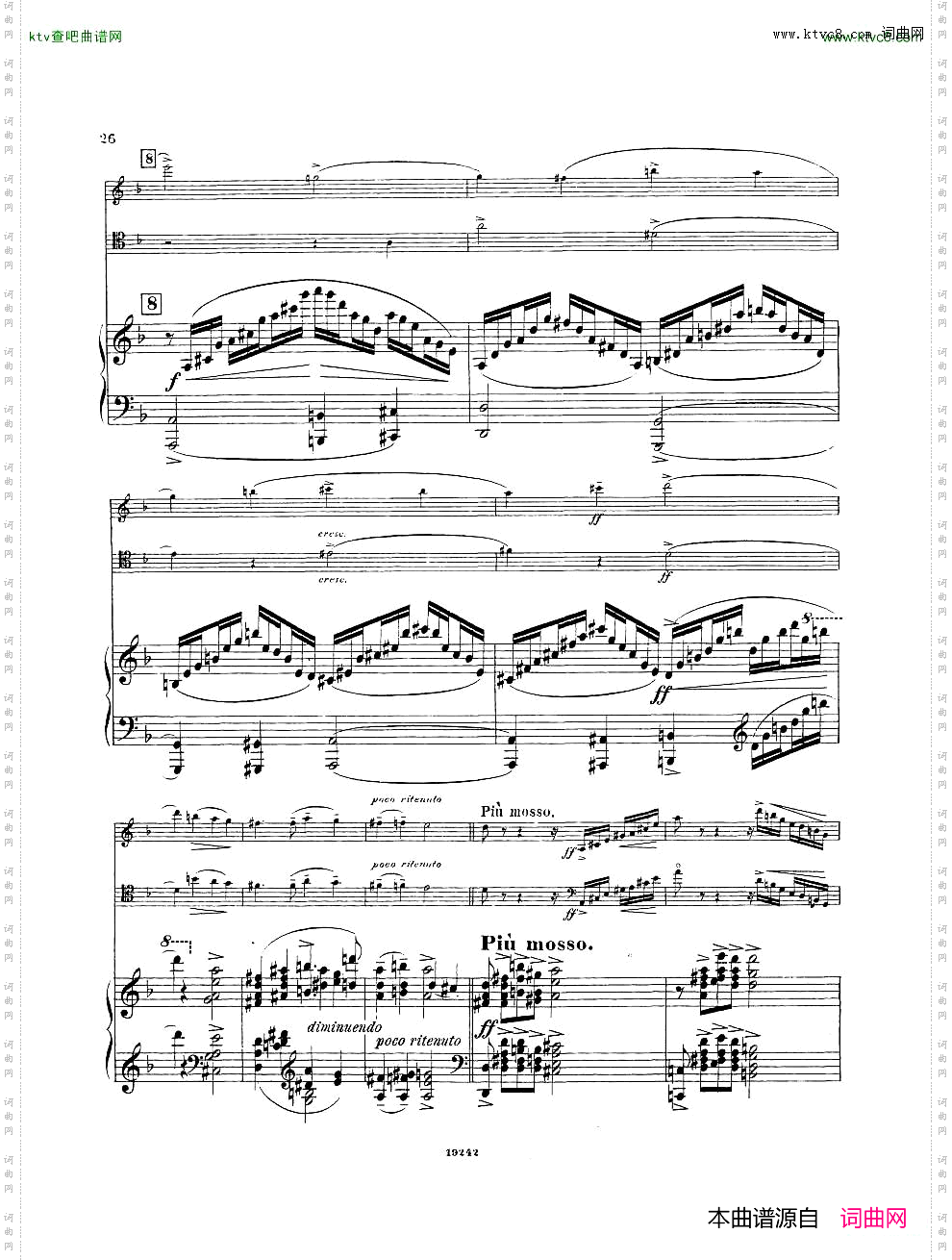 Arensky-op32-PianoTrioNo.1inDminor1894一