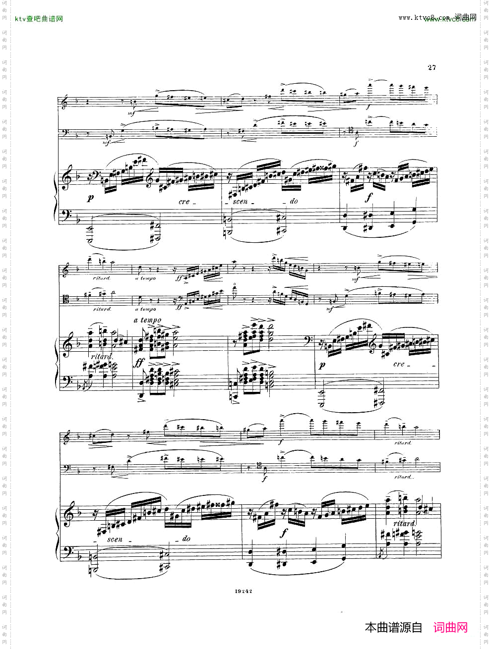 Arensky-op32-PianoTrioNo.1inDminor1894一