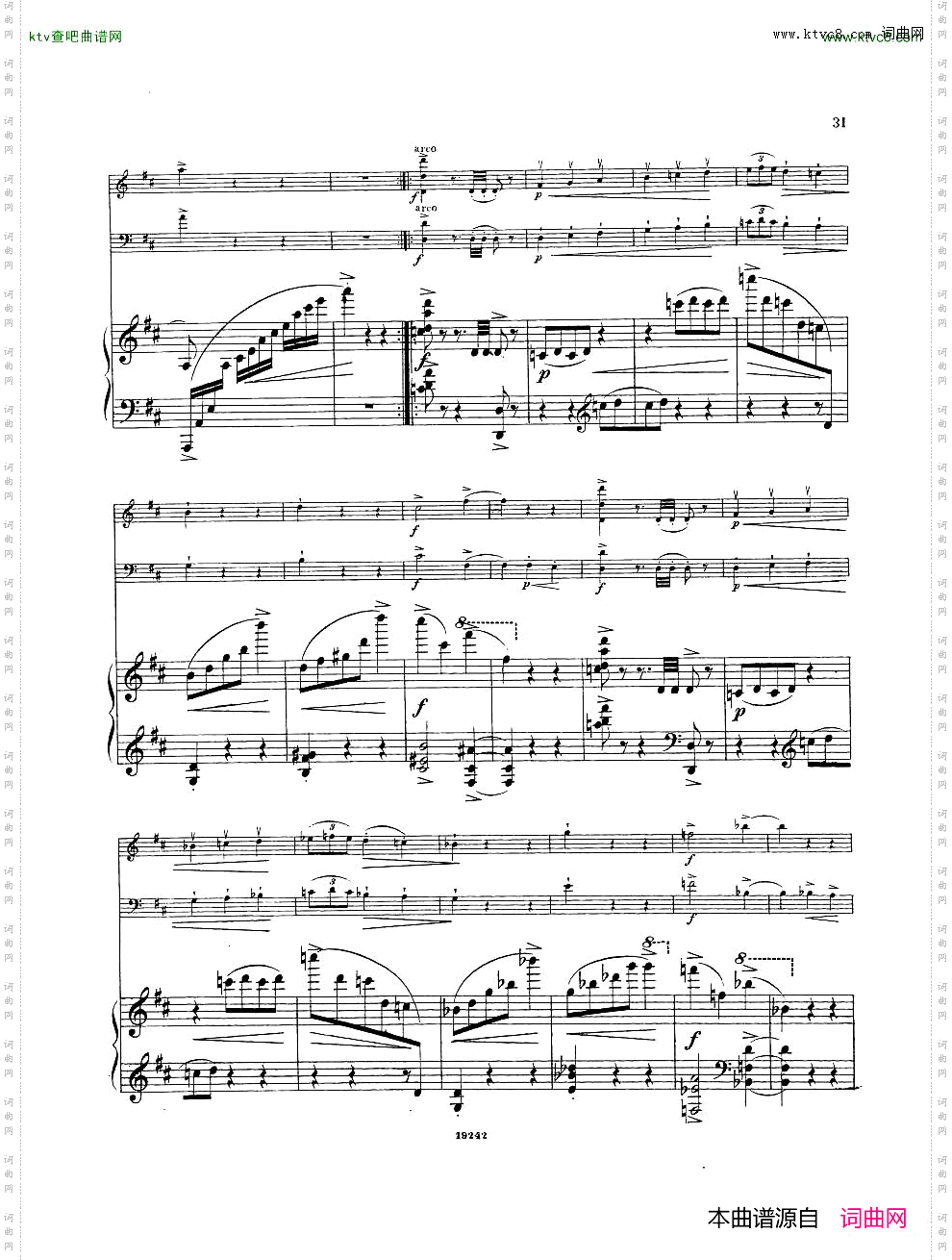 Arensky-op32-PianoTrioNo.1inDminor1894一