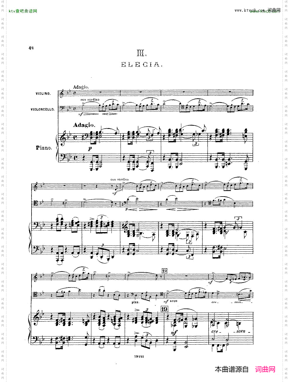 Arensky-op32-PianoTrioNo.1inDminor1894一