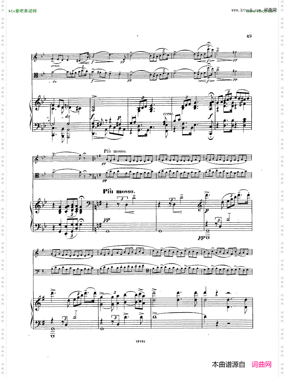Arensky-op32-PianoTrioNo.1inDminor1894一