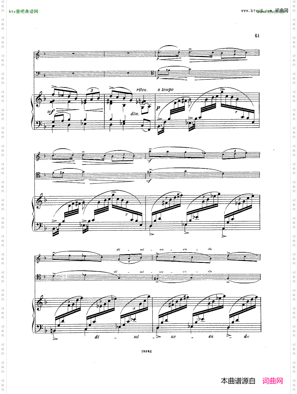 Arensky-op32-PianoTrioNo.1inDminor1894二