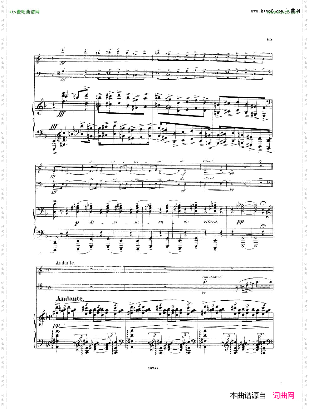 Arensky-op32-PianoTrioNo.1inDminor1894二
