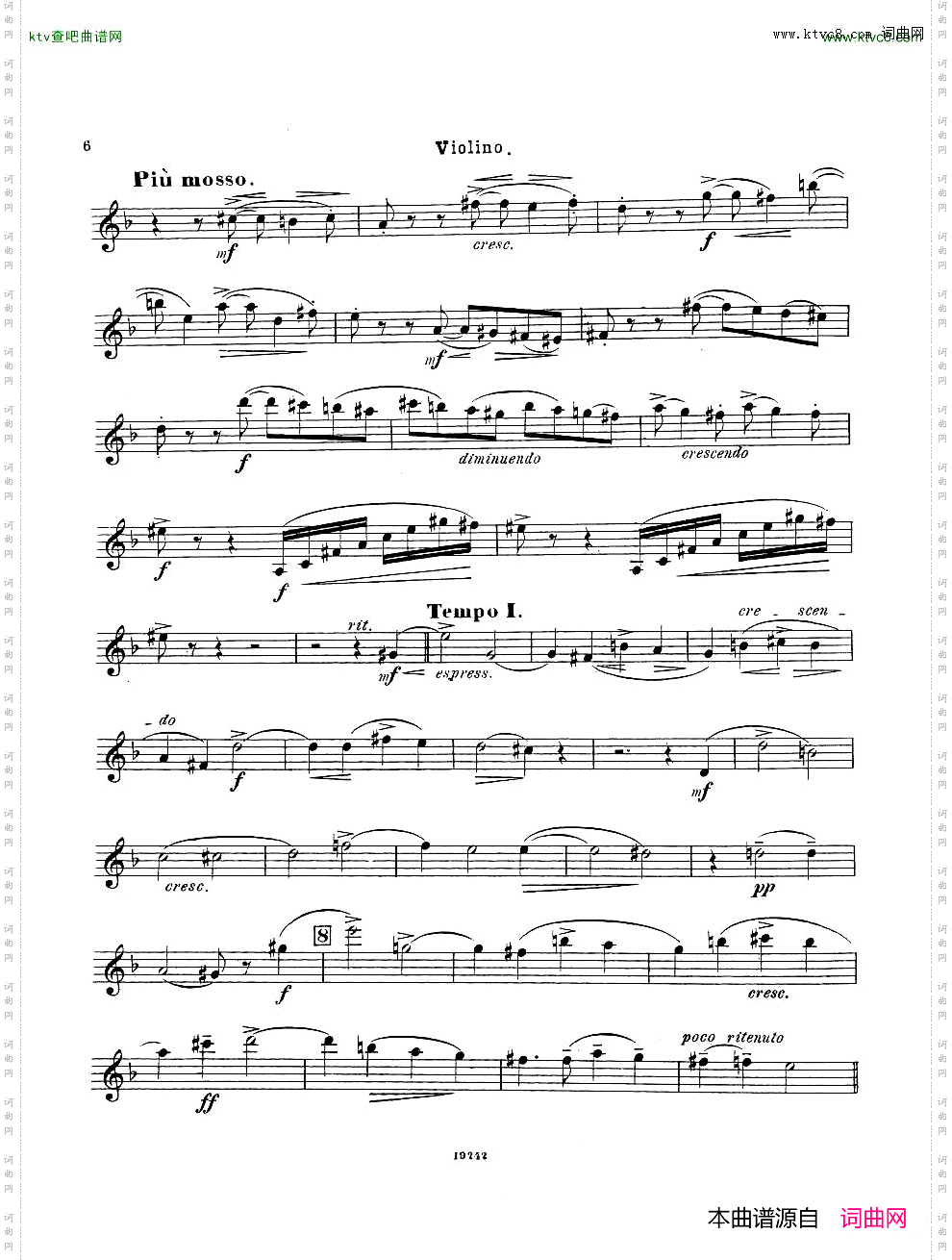 Arensky-op32-PianoTrioNo.1inDminor1894二