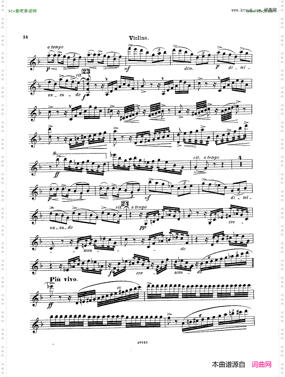 Arensky-op32-PianoTrioNo.1inDminor1894二