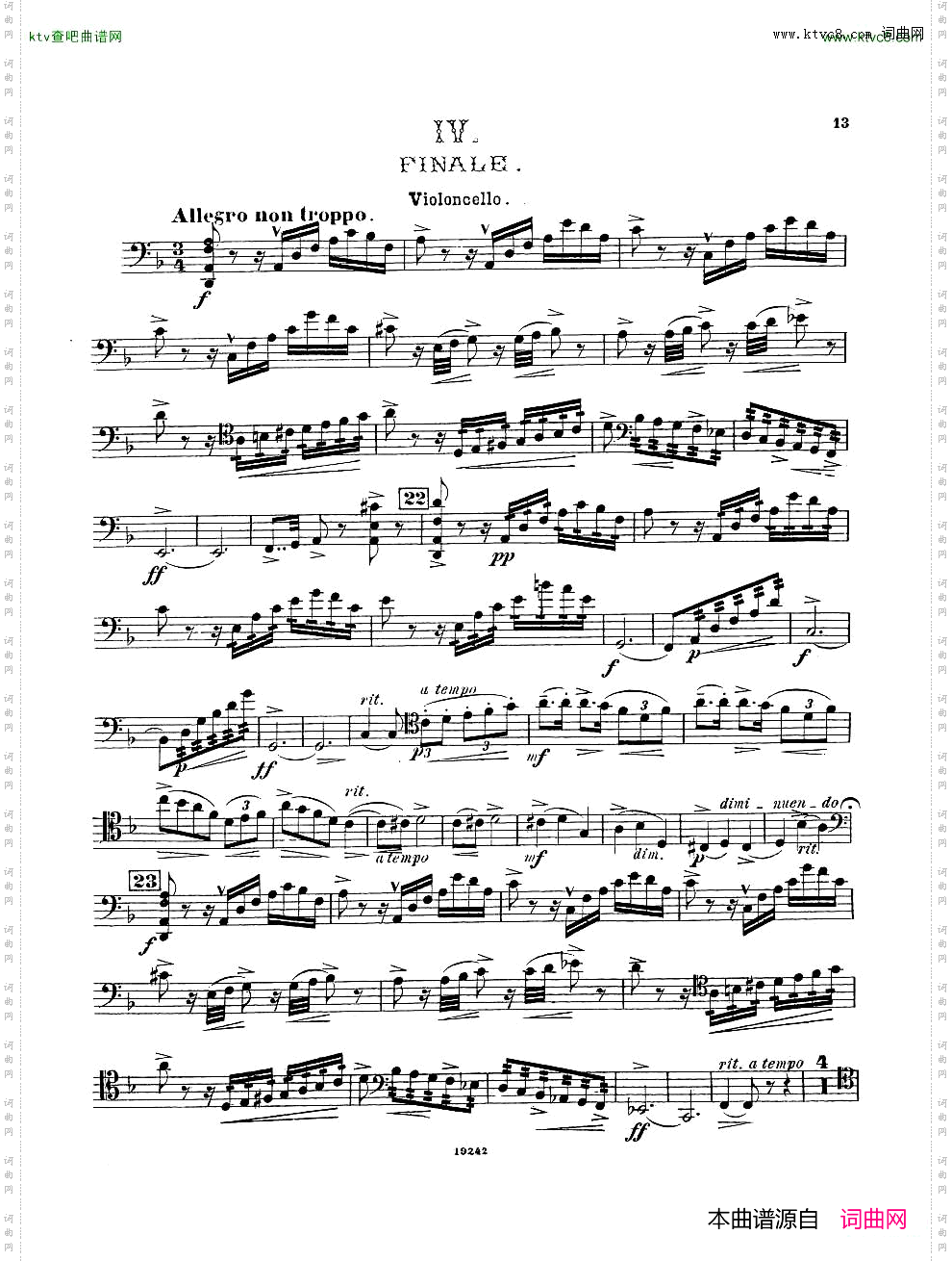 Arensky-op32-PianoTrioNo.1inDminor1894二