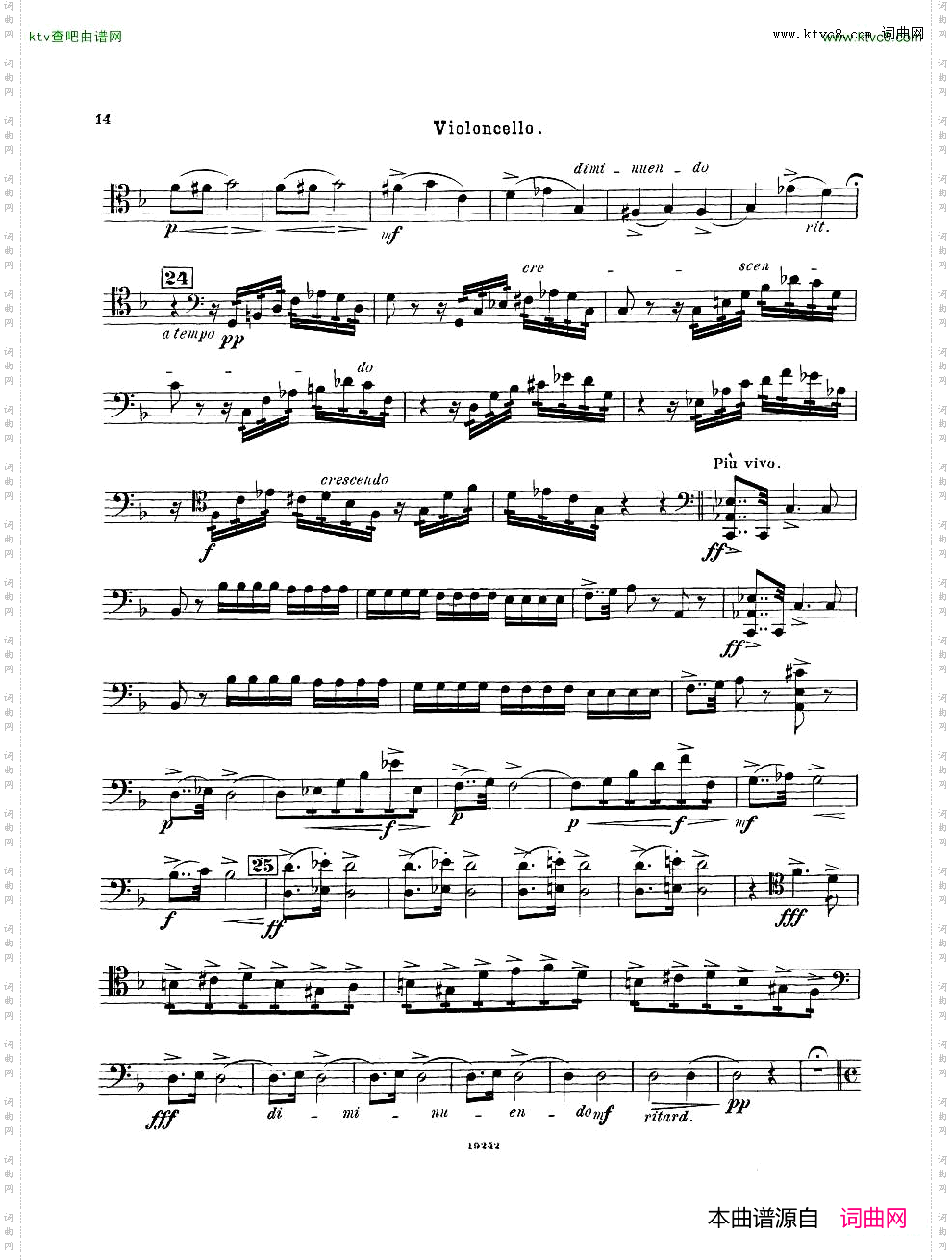 Arensky-op32-PianoTrioNo.1inDminor1894二