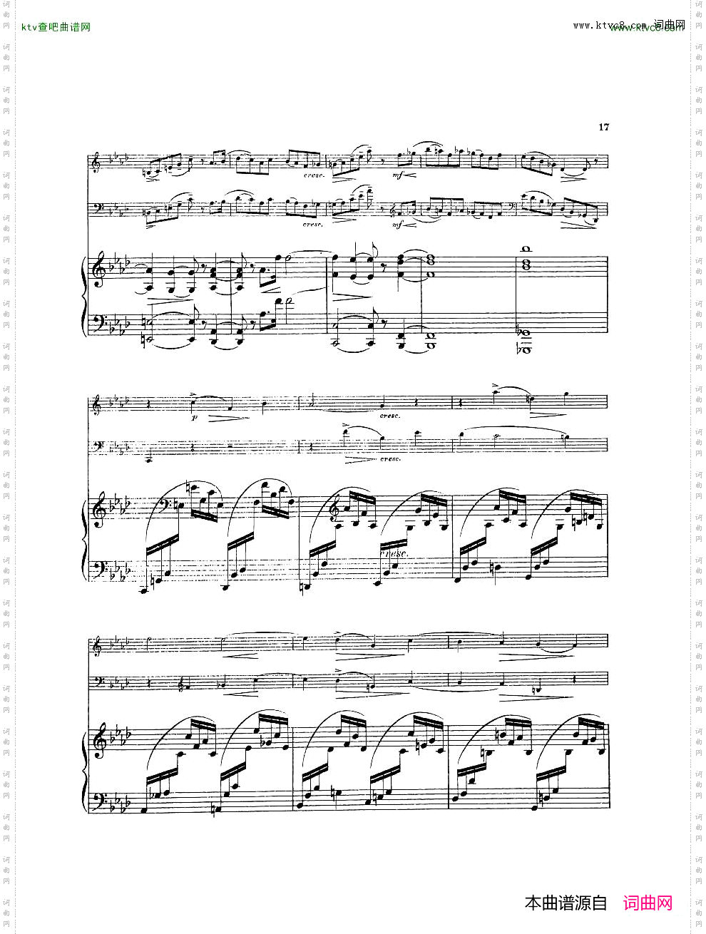 Arensky-op73-PianoTrioNo.2inFminor1905一