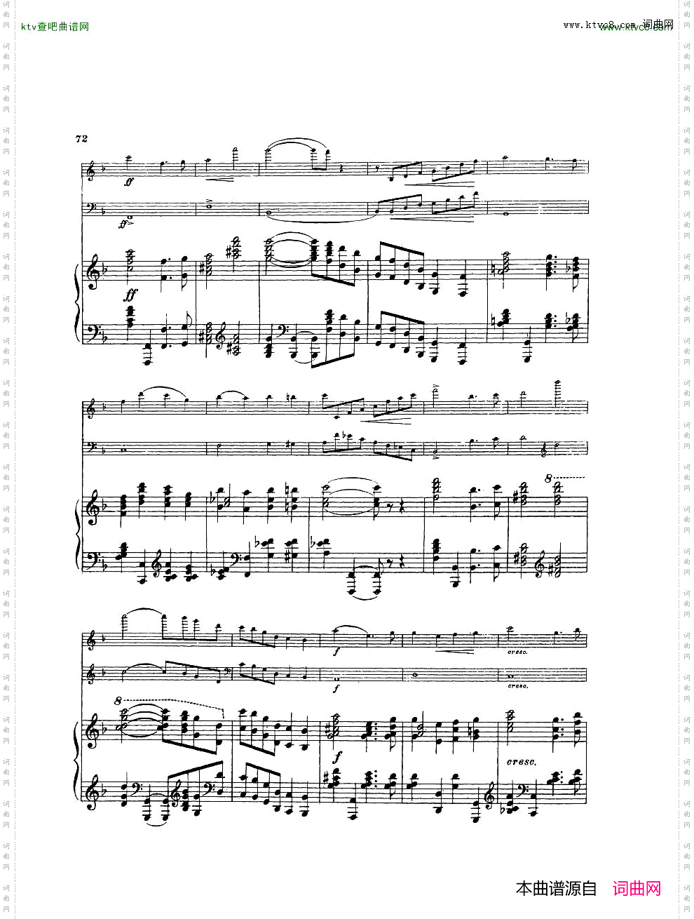 Arensky-op73-PianoTrioNo.2inFminor1905二