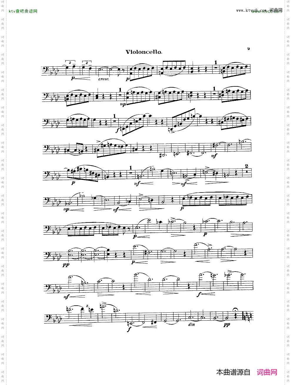 Arensky-op73-PianoTrioNo.2inFminor1905二