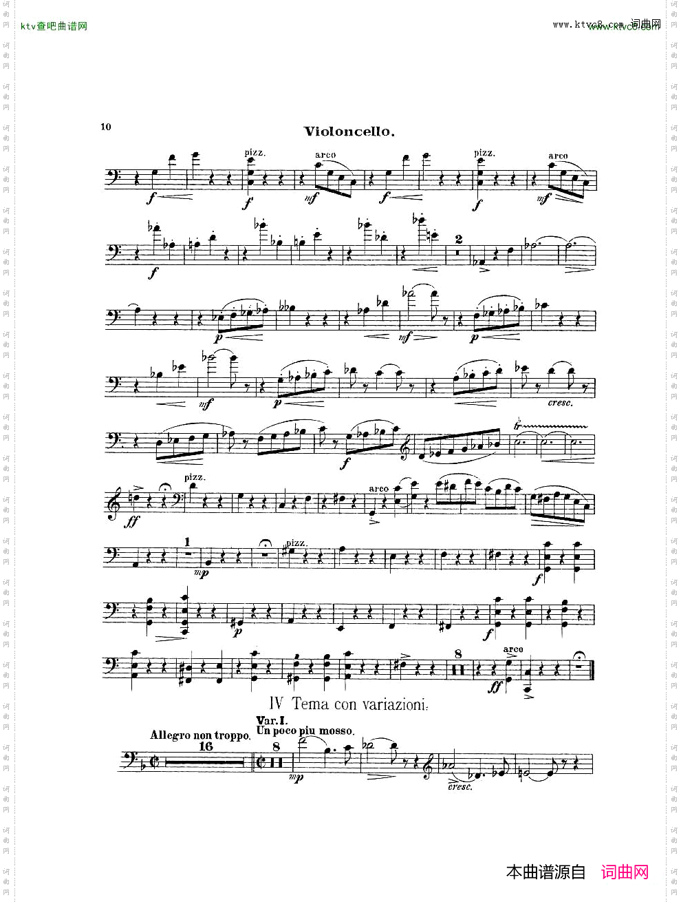 Arensky-op73-PianoTrioNo.2inFminor1905二