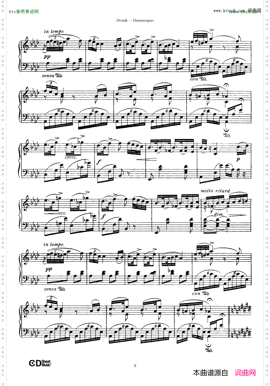Dvorák_op.101_8_Humoresques