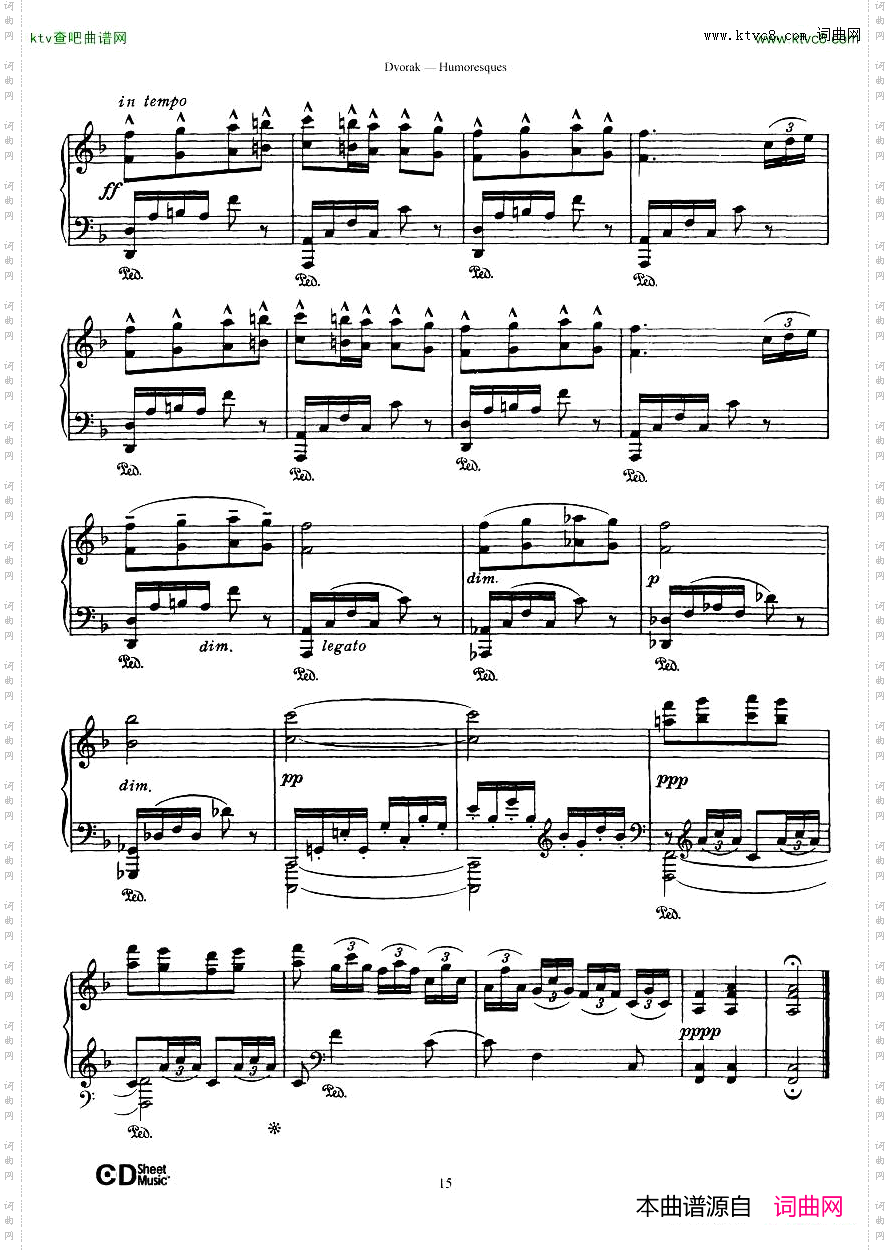 Dvorák_op.101_8_Humoresques