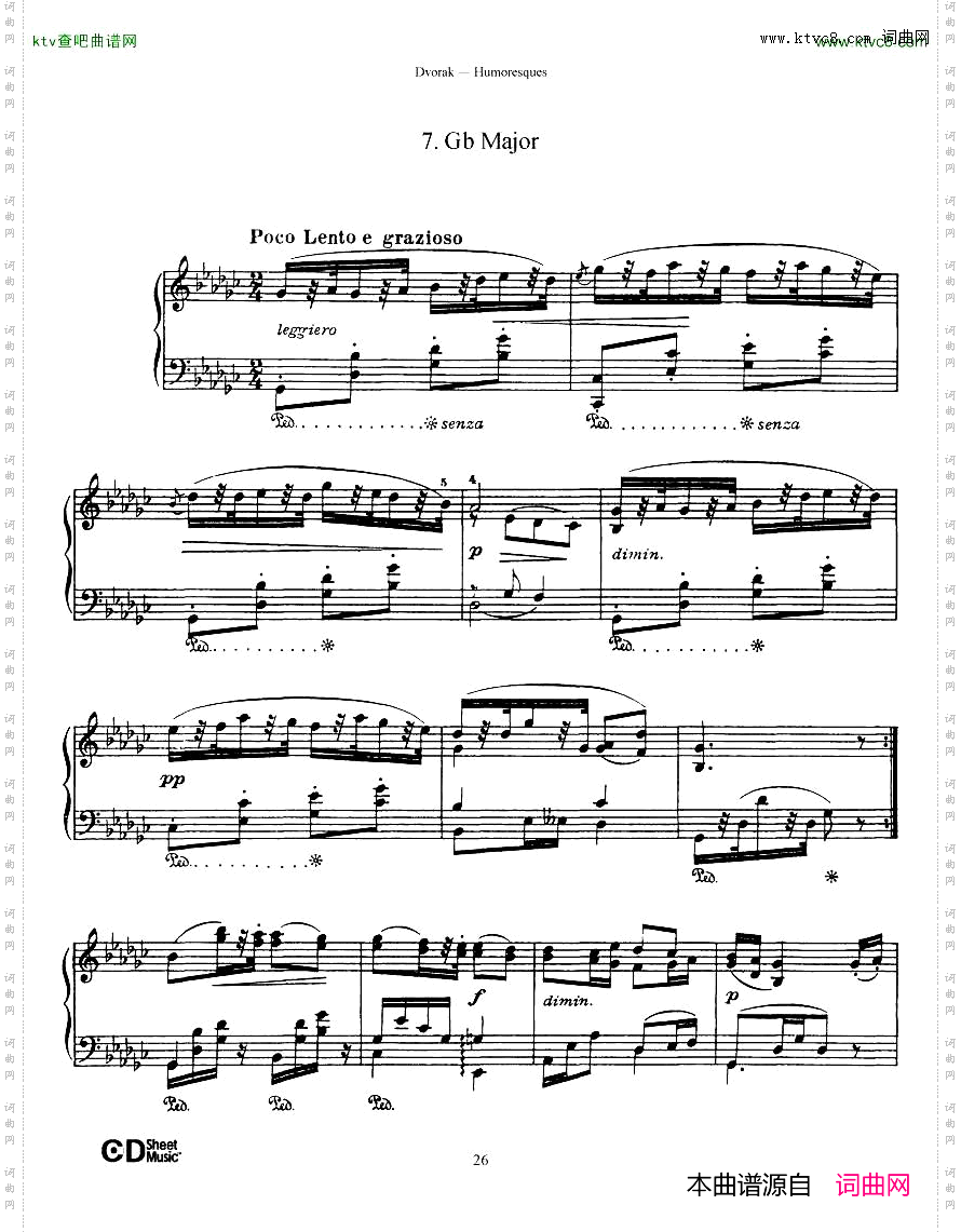 Dvorák_op.101_8_Humoresques