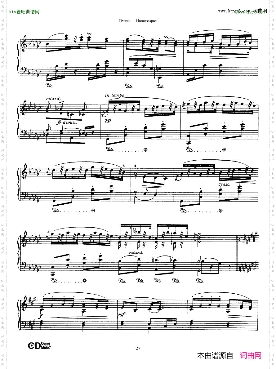 Dvorák_op.101_8_Humoresques