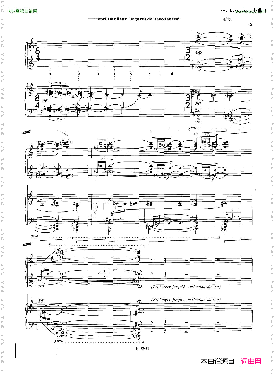 Dutilleux-FiguresdeRésonancesforTwoPianos