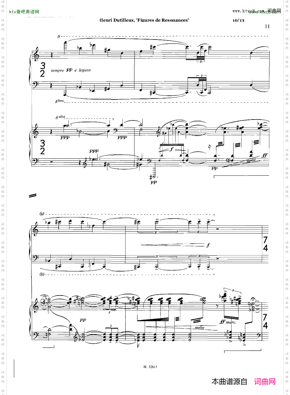 Dutilleux-FiguresdeRésonancesforTwoPianos