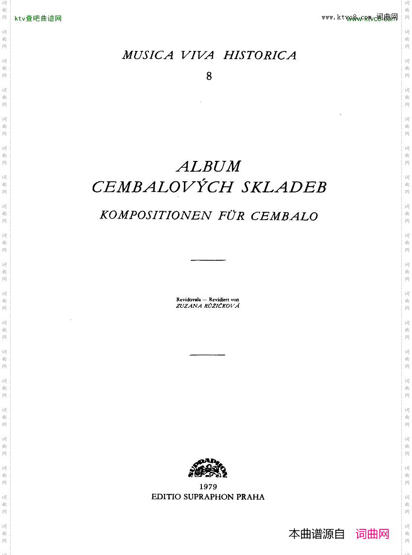 Baroquecompositionsforcembaloed.Ruzickova