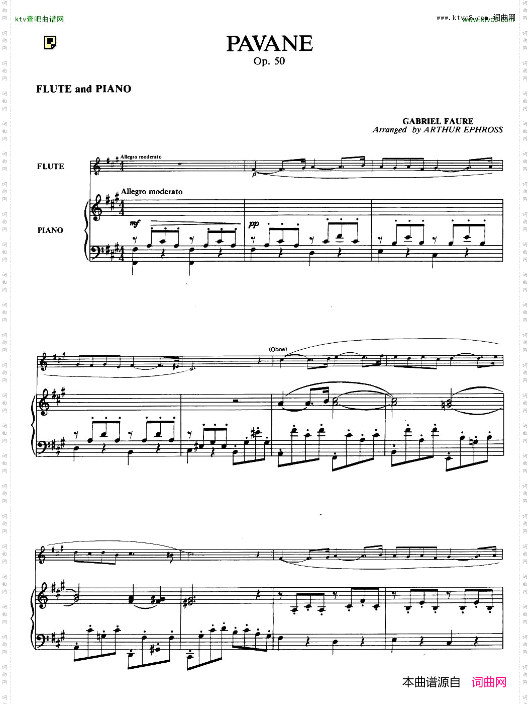 Faure_pavanefluteandpiano