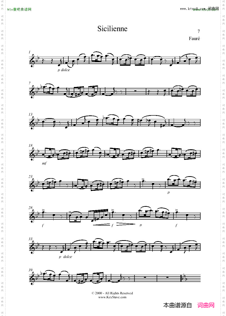 GabrielFauré1845-1924-SicilienneFlute&Piano