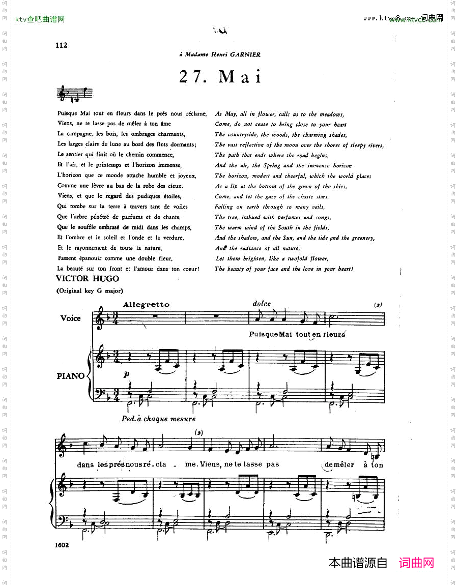 Faure-30Songs三