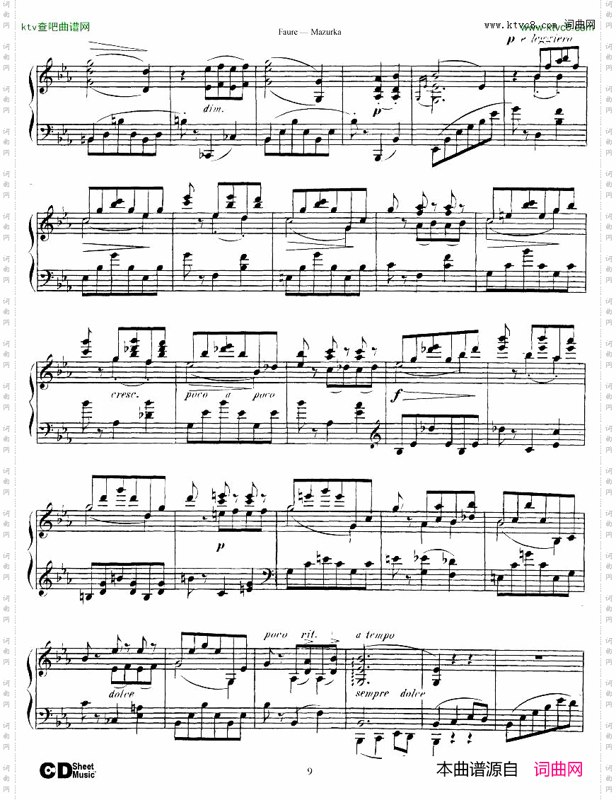 Faure-MazurkaOp.32