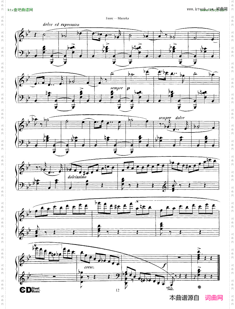 Faure-MazurkaOp.32