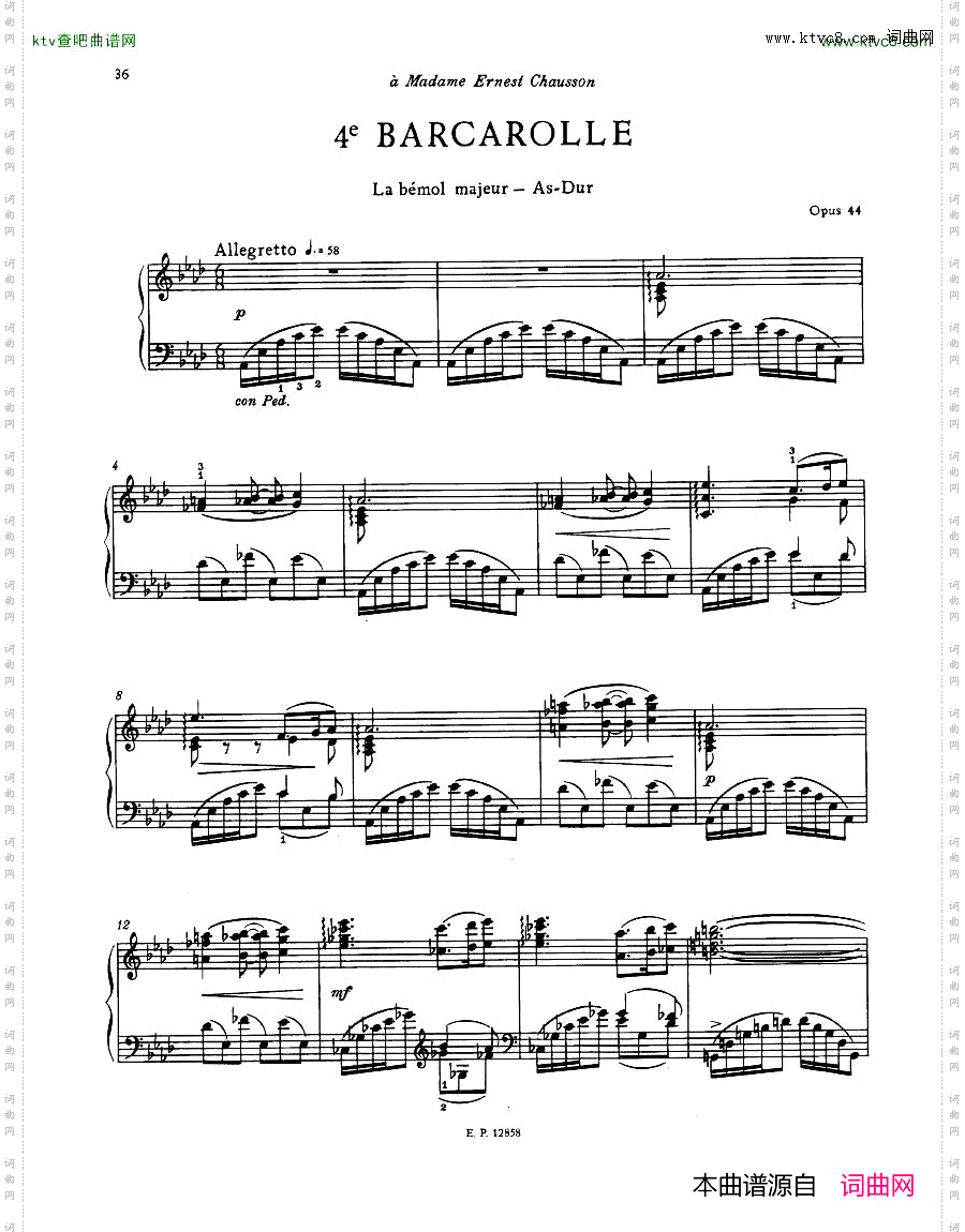 Faure13Barcarolle