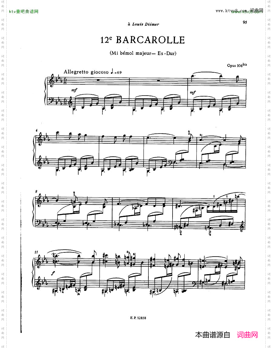 Faure13Barcarolle二