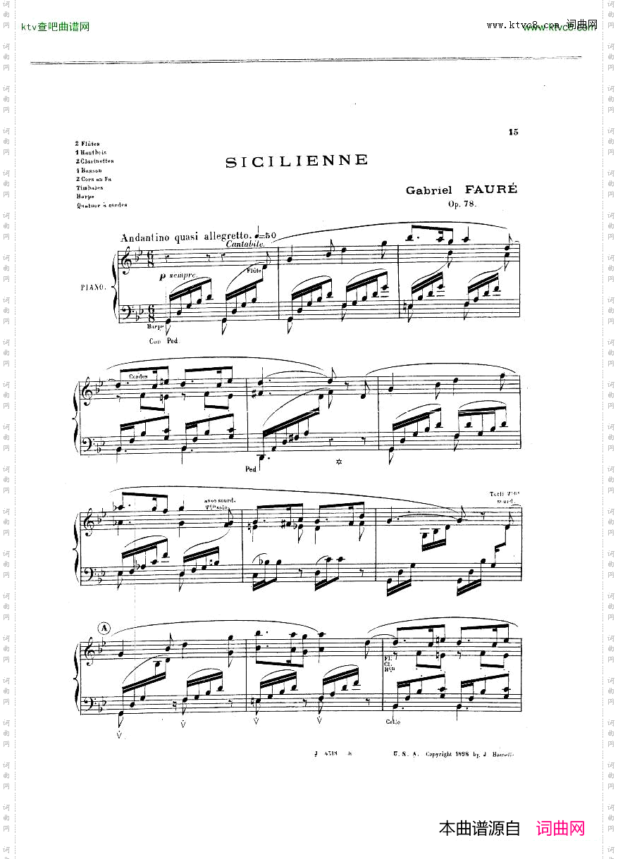 Fauréop.78Sicilienne