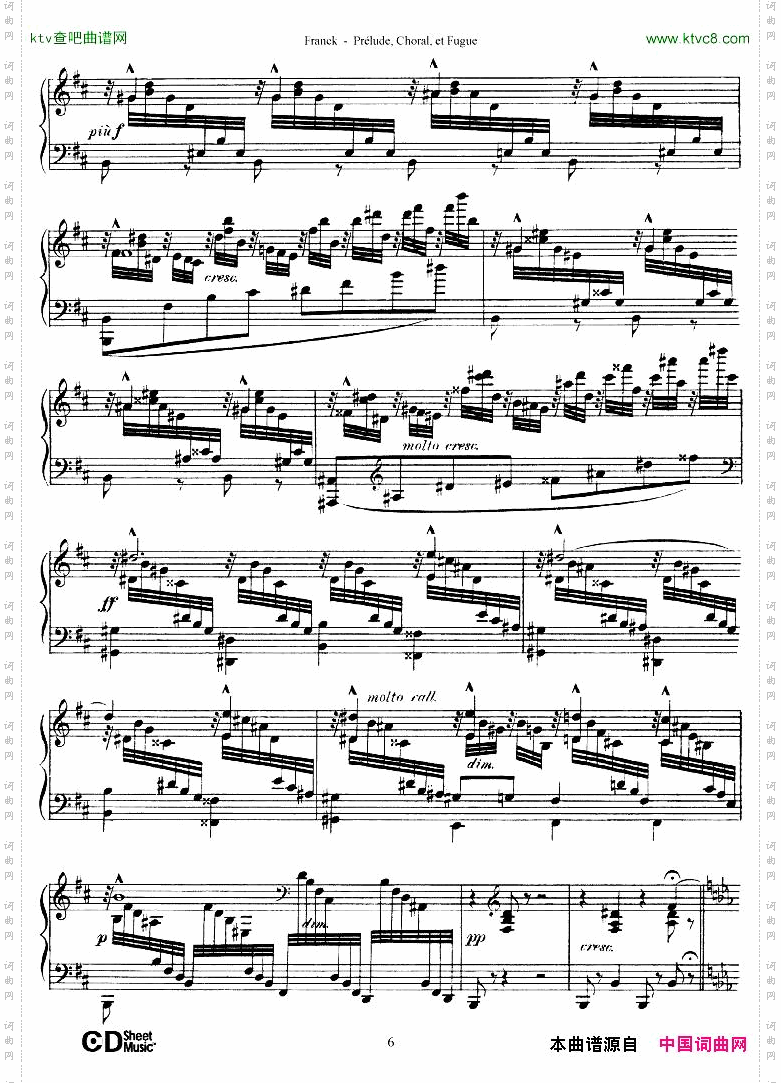 FranckPréludeChoraletFugue